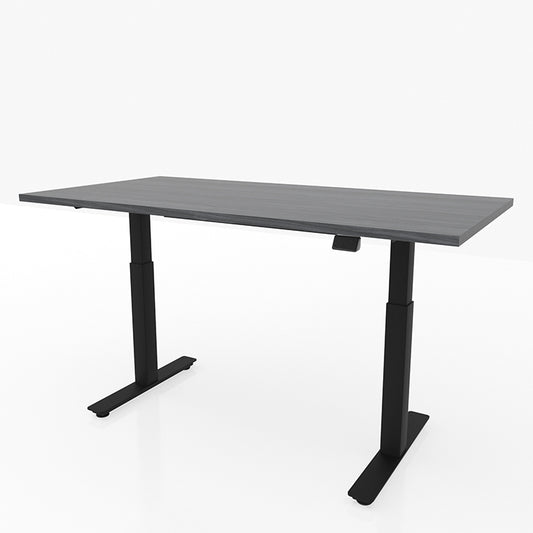 60in x 30in Dual Motor 2 Stage Adjustable Height Sit to Stand Desk