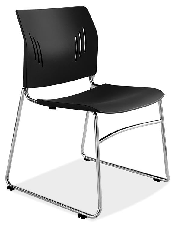 Armless Stackable Side Chair